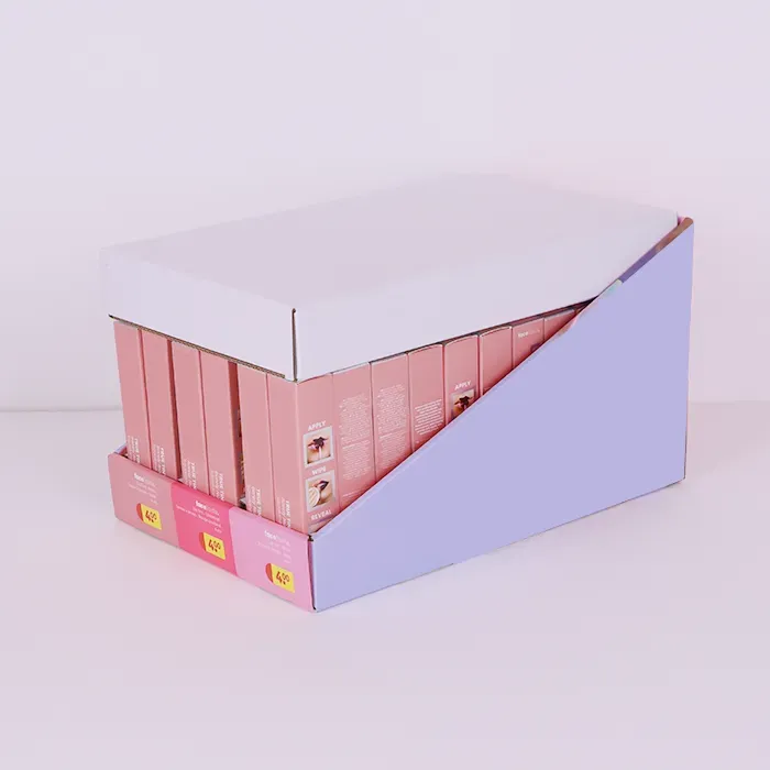 तैयार पैकेजिंग प्रदर्शित करें